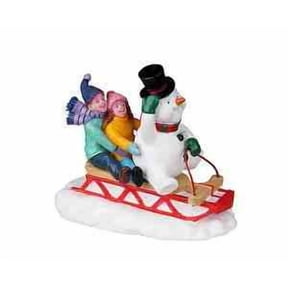 Sledding with Frosty
