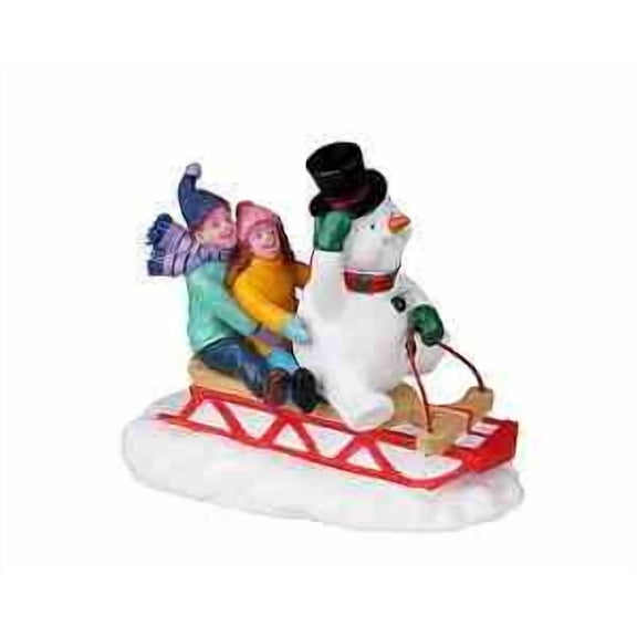Sledding with Frosty