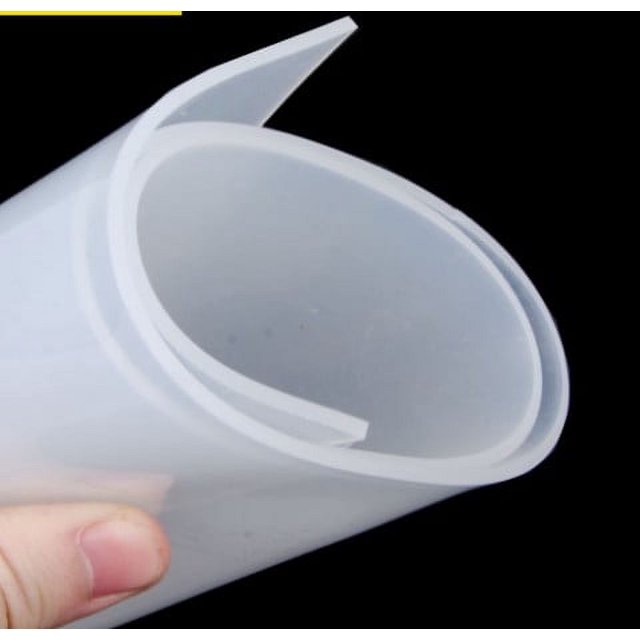 LEMES 2 Pack White 1mm Thick High Temp Gasket Material Exhaust Silicone