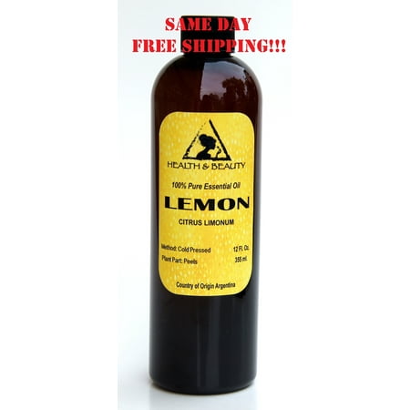 LEMON ESSENTIAL OIL AROMATHERAPY 100% PURE NATURAL 12 OZ