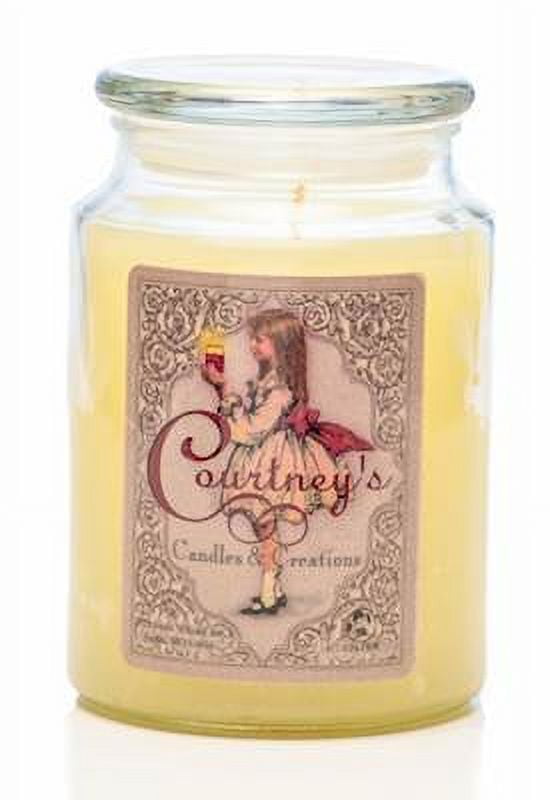 LEMON FLOWER - Courtneys Candles Maximum Scented 26oz Large Jar Candle