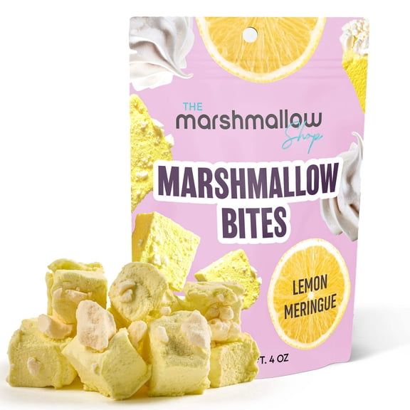 LEMON MERINGUE MARSHMALLOW BITES