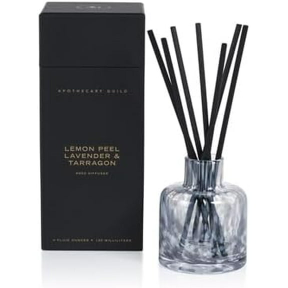 LEMON PEEL, LAVENDER and TARRAGON Zodax Apothecary Guild Reed Diffuser - 120 ml - Gift Boxed