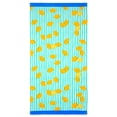 thumbnail image 1 of Mainstays Summer Vibes Cotton-Blend Beach Towel, 72 x 36 in, Lemon Stripe, 1 of 5