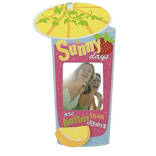 LEMONADE Slice of Paradise keepsake frame by Malden - 3x3