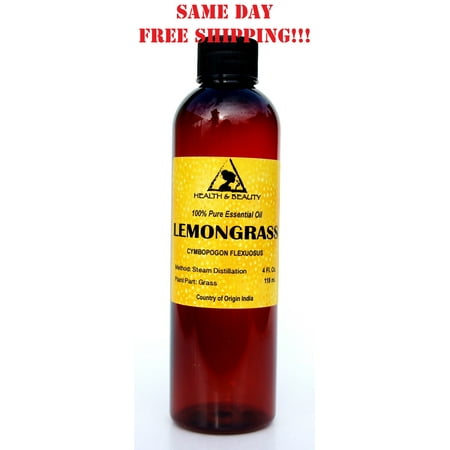 LEMONGRASS ESSENTIAL OIL AROMATHERAPY NATURAL 100% PURE 4 OZ
