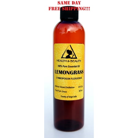 LEMONGRASS ESSENTIAL OIL AROMATHERAPY NATURAL 100% PURE 8 OZ