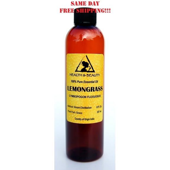 LEMONGRASS ESSENTIAL OIL AROMATHERAPY NATURAL 100% PURE 8 OZ