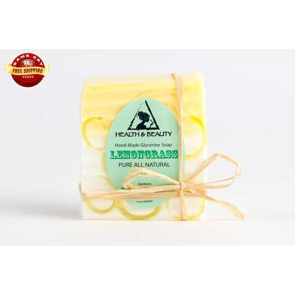 LEMONGRASS SOAP BAR HAND MADE NATURAL RELAXING MOISTURIZING BODY & SKIN PURE
