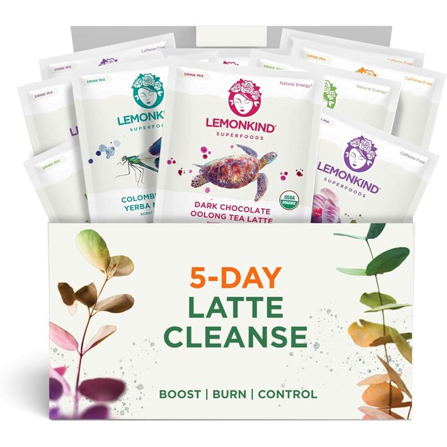 LEMONKIND Organic 5 Day FatBurn Cleanse for Weight Loss Jumpstart
