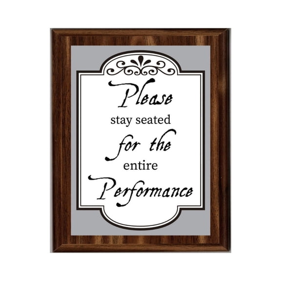 LEMONSODA Engraving Bathroom Plaques (Seated Performance, White)