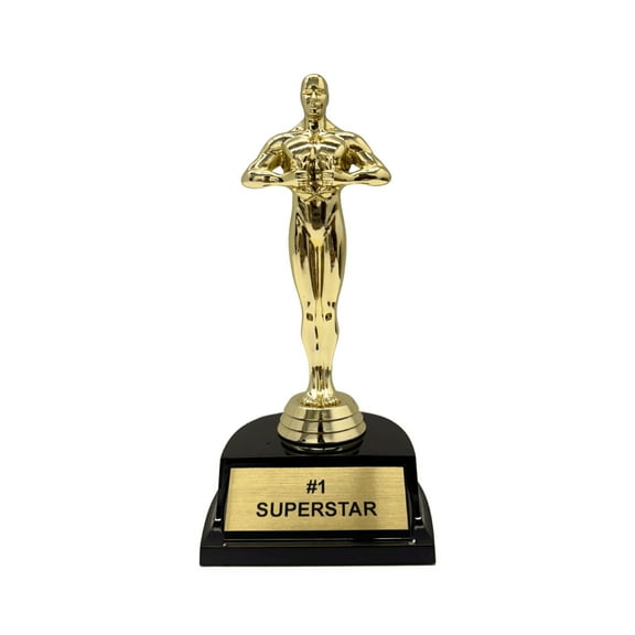 LEMONSODA Graduation Greetings and Superlatives Trophies-7 H x 3.5 L x 3 W (#1 Superstar)