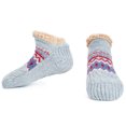 thumbnail image 1 of LEMZONE Fuzzy Slipper Socks for Men Fleece Lining Low Cut Cabin Socks with Grips Christmas Stocking Stuffers, 1 of 4