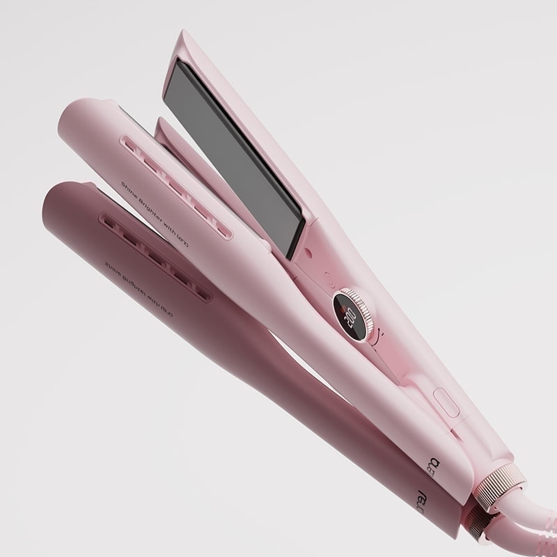 Lena H2S Wide Professional 1.25 in Plastic Flat Iron Hair  display picture 2