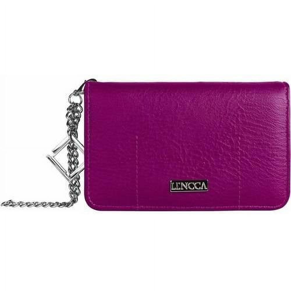 LENCCA Kymira II Women's Universal Protection Wallet Case with Wristlet Strap, Fits Phones up to 5"