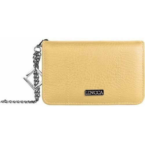 LENCCA Kymira Women's Universal Protection Wallet Case with Wristlet Strap, Fits Phones up to 4.5", 4.7"