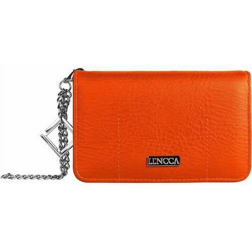 LENCCA Kymira Women's Universal Protection Wallet Case with Wristlet Strap, Fits Phones up to 4.5", 4.7"