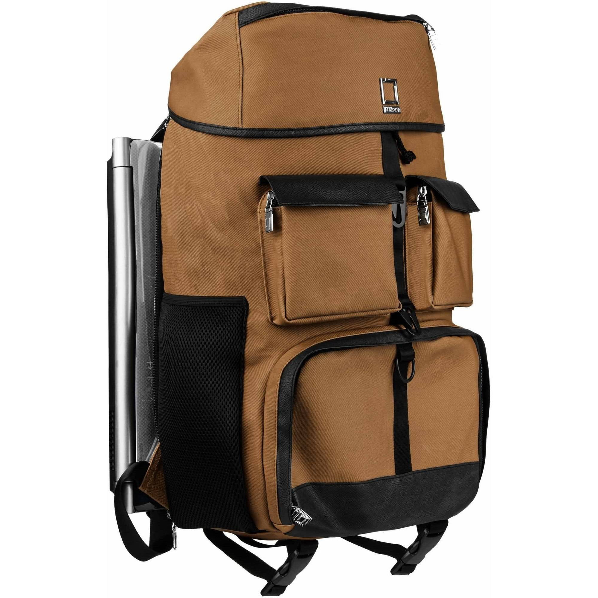 Magnolia™ Fingerprint Lock Backpack Men Backpack 17 Laptop Backpack –  Camel Mountain