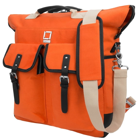LENCCA Phlox 3 in 1 Universal Messenger / Backpack / Carrying Bag Fits up to 13", 13.3", 15"or 15.6" Laptops / Ultrabooks