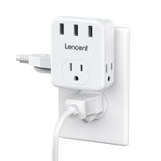 LENCENT USB Plug Outlet Adapter