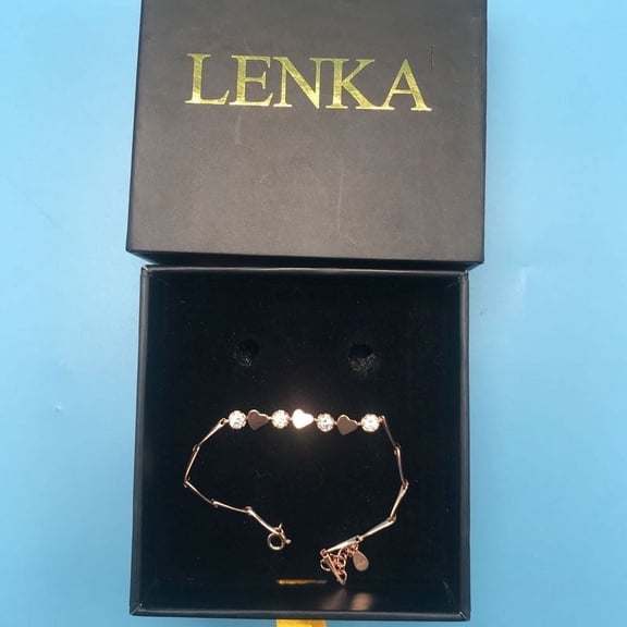 LENKA Dropshipping High Quality Heart bracelet Jewelry Lovely 925 Sterling Silver Bracelet Bangle Jewellery