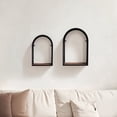 thumbnail image 1 of LENLN Floating Shelves Wall Mounted Set of 2, Metal Wall Shelf, Rustproof Heavy Duty Corner Storage for Bathroom Kitchen Living Room Entryway, 1 of 7