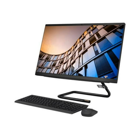 LENOVO DCG SOURCING IdeaCentre 23.8" Full HD All-In-One Computer, Intel Core i3 i3-10100T, 8GB RAM, 1TB HD, 256GB SSD, DVD Writer, Windows 10 Home, F0EU00QYUS