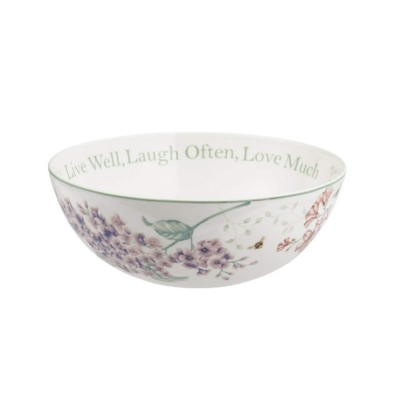 LENOX Butterfly Meadow Sentimental Serving Bowl