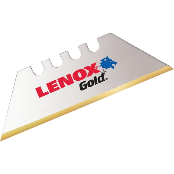 LENOX Utility Knife Blades, Titanium Edge, 5-Pack (20350GOLD5C) (Set of Two)