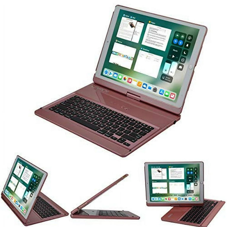 Lenrich  12.9 キーボードケース 360度回転可能 iPad Pro Amazon.com: LENRICH iPad pro 12.9 case with Keyboard 2017