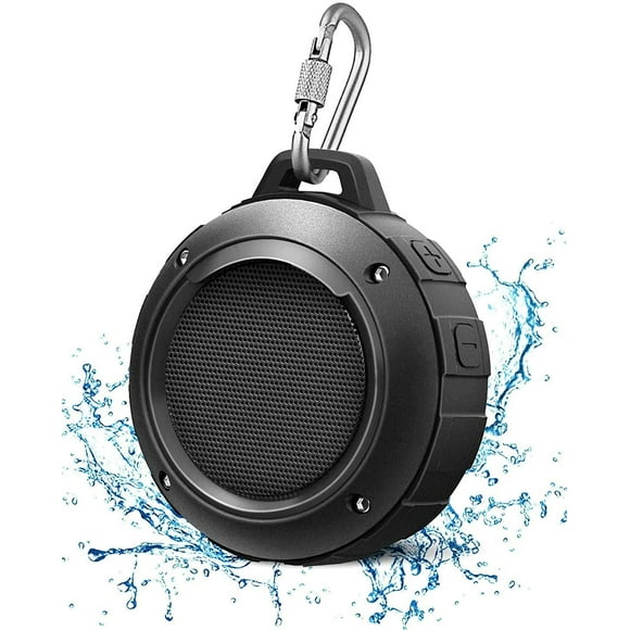 LENRUE Outdoor Waterproof Bluetooth Speaker,Kunodi Wireless Portable Mini Shower Travel Speaker with Subwoofer, Enhanced Bass, Built in Mic for Sports, Pool, Beach, Hiking, Camping