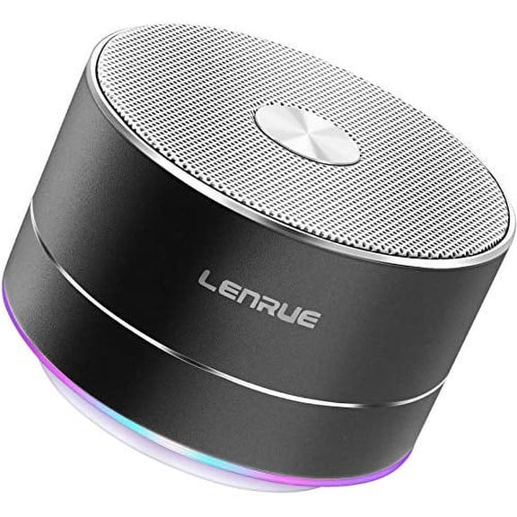(Open Box) LENRUE Portable Wireless Bluetooth Speaker with Built-in-Mic,Handsfree Call,AUX Line,TF Card,HD Sound and Bass for iPhone Ipad Android Smartphone and More