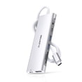 thumbnail image 1 of LENTION 3.3FT USB C Hub with HDMI,2 USB 3.0,Card Reader,Data/Charging Multiport Adapter for Laptop Docking Station Compatible MacBook,Windows,Chrome(C37,Silver), 1 of 14