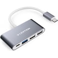 thumbnail image 1 of LENTION Multi-function 4-in-1 USB C Hub,USB to USB C Splitter with Type C Charging Adapter Compatible with MacBook Pro,New Mac Air/Surface, ChromeBook, More(C13), 1 of 11