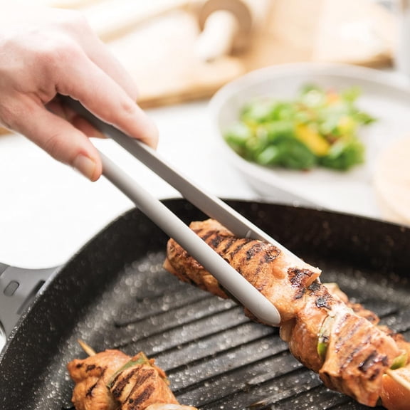 LEO 5-Piece Cooking Utensil Set with Heat-Resistant Silicone and Soft-Grip Handles for Non-Stick Cookware