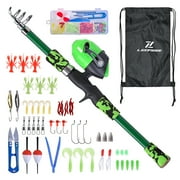 LEO FISHING FISHING Kids Fishing Pole, Telescopic Fishing Rod and Reel Full Kits, Youth Fishing Pole Fishing Gear for Kid