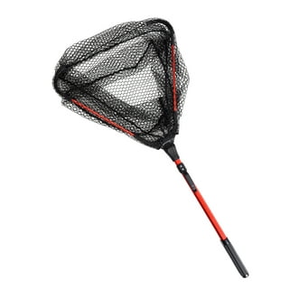 Tackle HD Telescopic Landing Net, 36 to 57-Inch Long Fishing Net, Fish Net  with 12-Inch Deep Rubber Mesh, Fishing Gear and Equipment for Saltwater