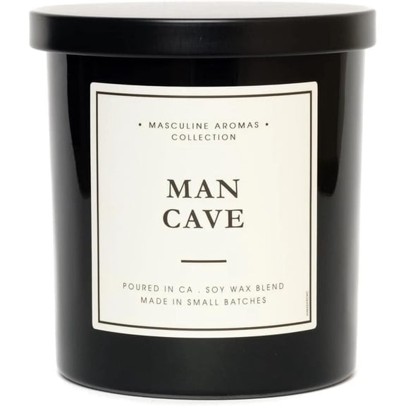 LEOBEN CO Man Cave Scented Men'S Candle 9Oz, Masculine Collection Design 5