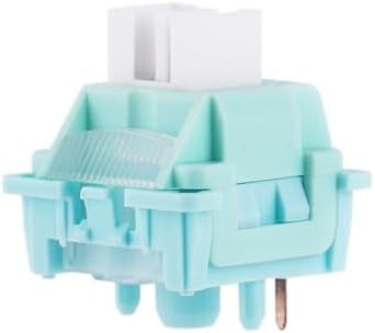 LEOBOG Ice Vein 100 Pcs 42gf Linear Keyboard Switches, Pre-Lubed 5-Pin ...