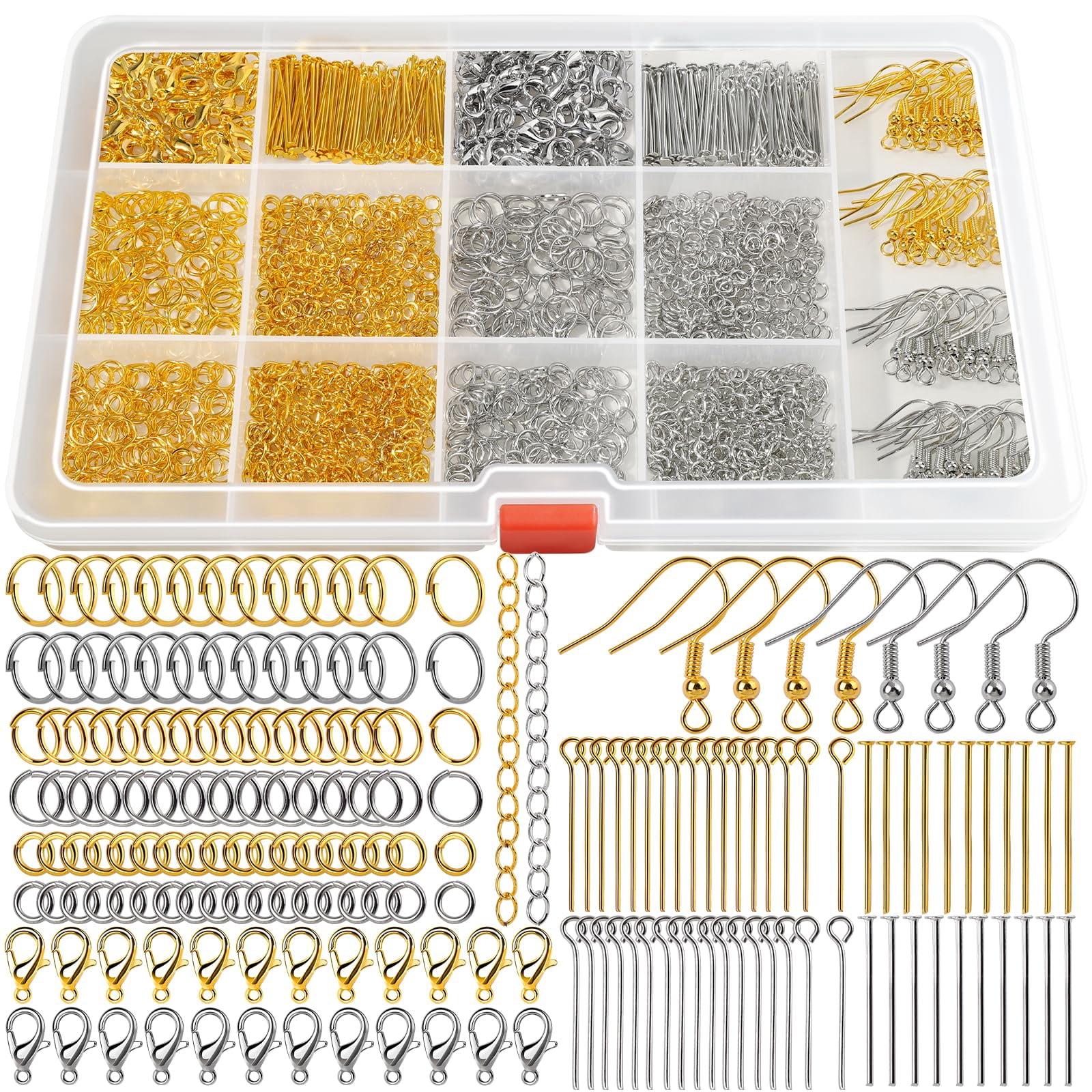SUNNYCLUE DIY Wish Glass Ball Earrings Kit | 10 Pairs Bubble Globe Charm Jewelry Making Supplies With Hooks & Bails 2 thumbnail image