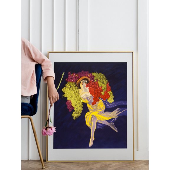 LEONETTO CAPPIELLO Gautier Freres Cognac Advertisement Mountain Wall Art Unframed Paper Print
