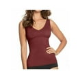 thumbnail image 1 of LEONISA Intimates Burgundy Polyamide Solid Everyday Sleepwear Camisole Size: S, 1 of 2