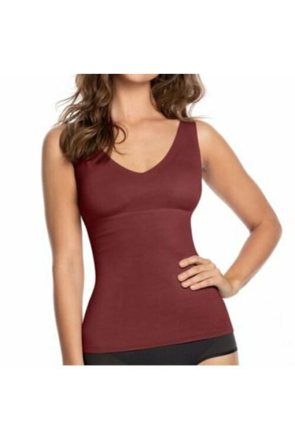 Intimates Burgundy Polyamide Solid Everyday Sleepwear Camisole Size: S