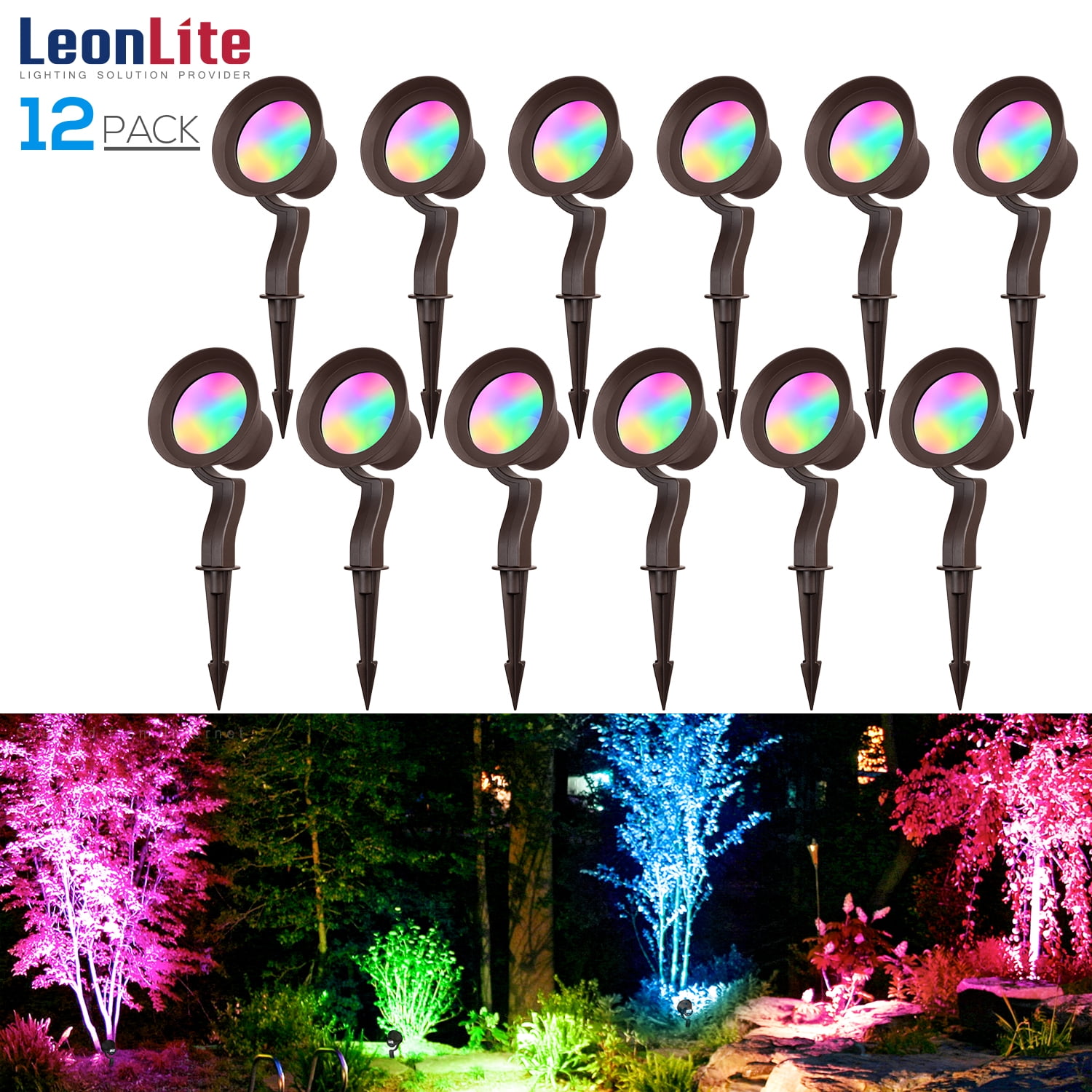 Low voltage landscape lighting color changing on sale