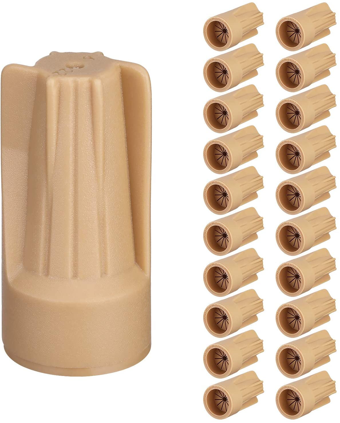 LEONLITE 20Pack Wire Connectors Outdoor Waterproof, 22AWG12AWG, Low