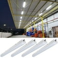 thumbnail image 1 of LEONLITE 4 Pack 4" LED Vapor Proof Tight Light, 70W (175W Eqv.), 0-10V Dimmable, 100-277V, IP65 Waterproof for Cold Storage, Car Wash, 5000K Daylight, 1 of 9