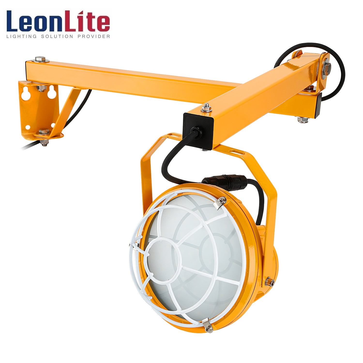 LEONLITE LED Loading Dock Lights 50W, 5000lm, 360° Rotatable Lamp Head