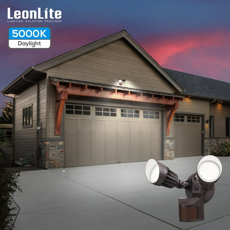 LEONLITE Dusk-to-dawn LED Outdoor Barn Light, 50W LED Security Lights, LED Flood for Garage, Patio, 5000K Daylight LEONLITE Dusk-to-dawn LED Outdoor Barn Light, 50W LED Security Lights, LED Flood for Garage, Patio, 5000K Daylight