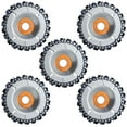 LEONTOOL 5 Pcs 4 Inch Chain Disc Saw Blades 22 Teeth Wood Carving Discs