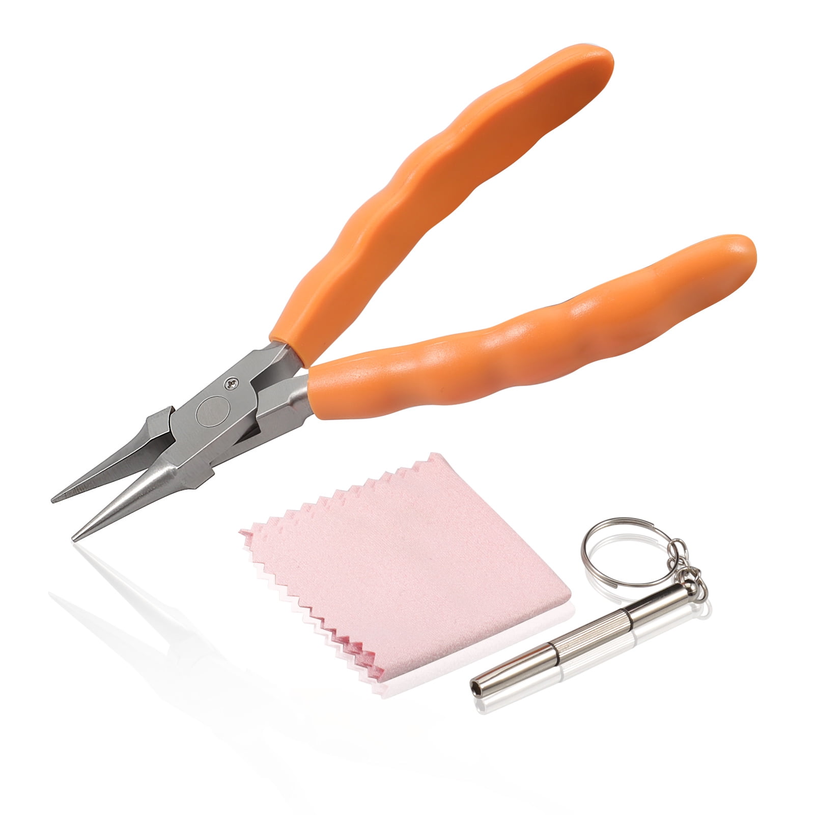 SPEEDWOX 6-Inch Stainless Steel Eyeglass Repair Pliers & Screwdriver – Cutter For Plastic Plugs & Screws